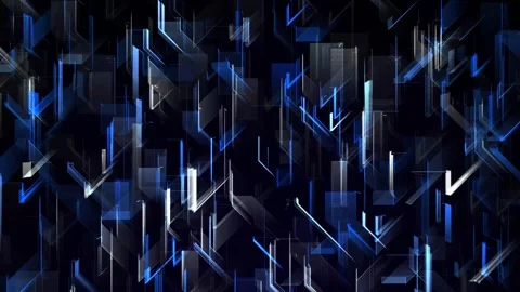 High tech futuristic data design background loop. Sky blue color. Creative .. Stock Footage 245944956