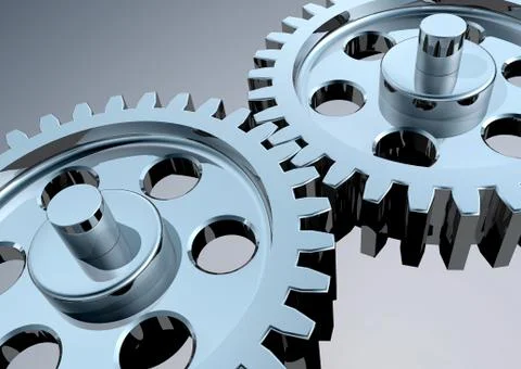 High tech gears Stock Illustration