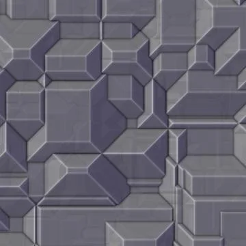High tech geometric blockiness Stock Illustration