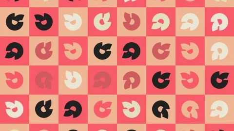 High Tech Geometric Forms Procedural Animation Corporate Loop Stock Footage 332979675