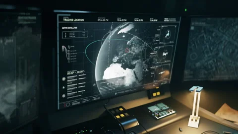 High Tech Global Scan Interface Detected Position Of Phantom Target In Germany Stock Footage 259155987