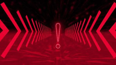 High-Tech graphics on direction arrow on black. technology concept illustra.. 스톡 일러스트