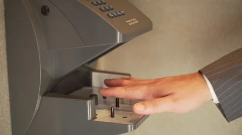 High Tech Hand Scanner Stock Footage 50724131