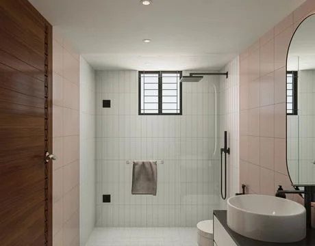 High-Tech Haven Incorporating Smart Technology into Your Bathroom Design - h Stock-Illustration