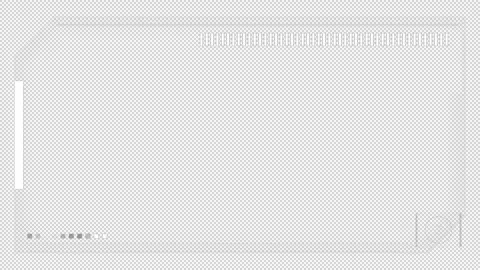 High-Tech HUD Frame Loop with Alpha Channel for Sci-Fi Interface Overlay Stock Footage 332967689