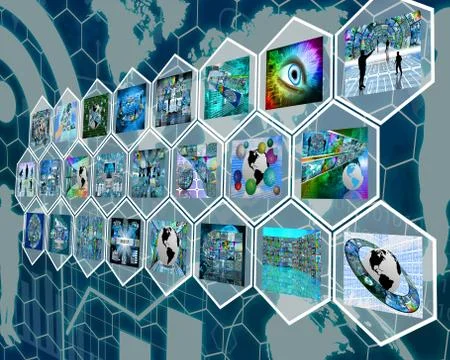 High-tech Stock Illustration