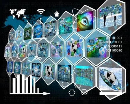 High-tech Stock Illustration