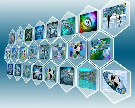 High-tech Stockillustratie