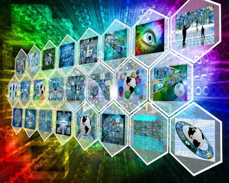 High-tech Stockillustratie