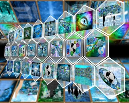 High-tech Stock Illustration