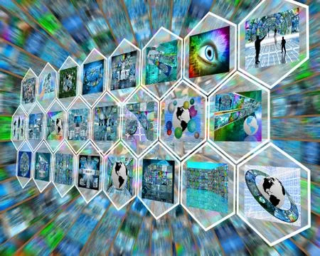High-tech Stockillustratie
