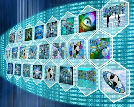 High-tech Stock Illustration