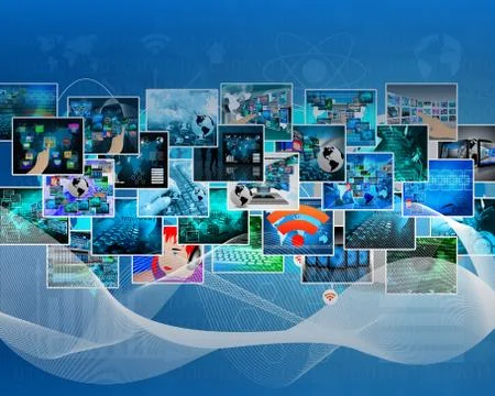 High-tech images 스톡 일러스트