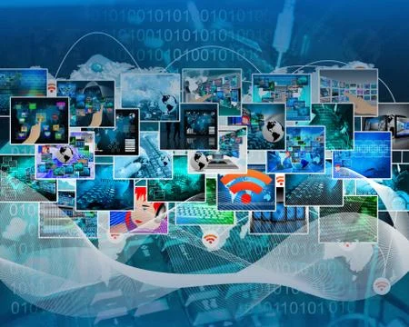 High-tech images Stockillustratie