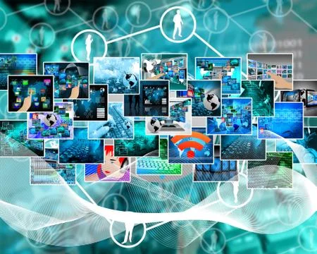 High-tech images Stock Illustration