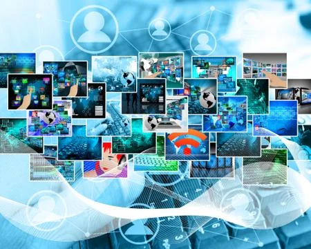 High-tech images Stockillustratie