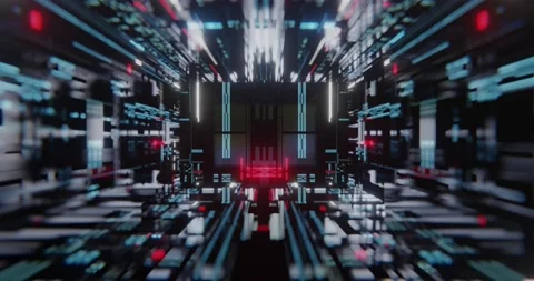 High tech industrial and mechanical background. Stock Footage 155365029