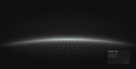 High-tech innovation and data systems. Cyber space. Futuristic for product Stock Illustration