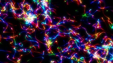 High Tech Lines On Black Looping Animated Background Stock Footage 64957668