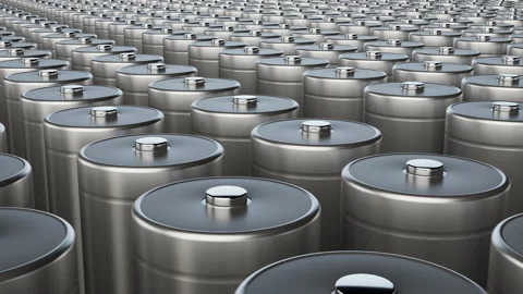 High-tech lithium-ion battery. Stock Footage 182438301