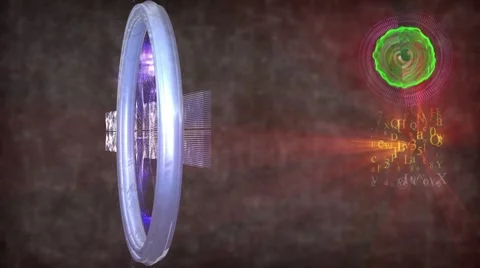 High Tech Looping Background Video stock 8657119