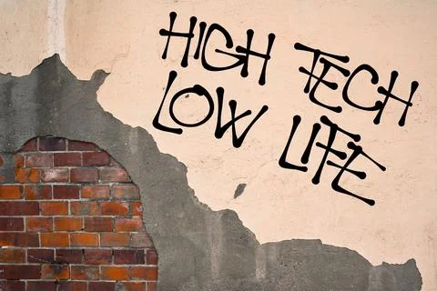 High Tech Low Life 库存照片