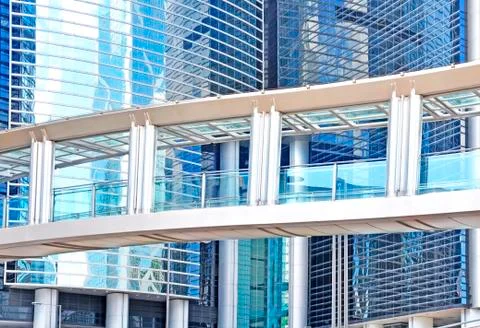 High tech modern building. Stock Photos