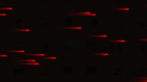 High-tech motion background of cascading red binary code, data stream animation. Видео 339641703