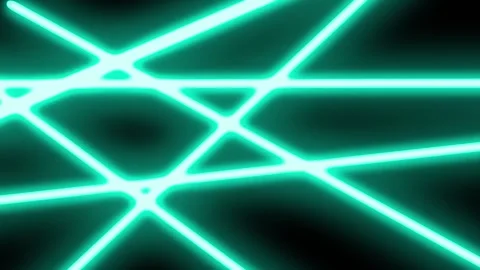 High-tech neon lines create captivating patterns in a dark background visual Stock Footage 299317782