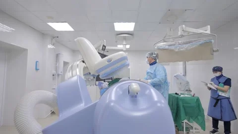 High-tech operation. Saving the patient's life. Stock Footage 164675151