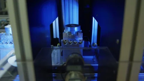 High Tech Production Plant - Computerized Chip Manufacturing Video stock 98662016