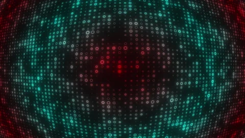 High Tech Retro Blur Red Video Animated Background Stock Footage 342709016
