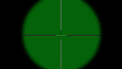 High-tech riflescope with alpha channel, version5 Stock Footage 87829307