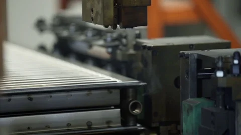 High-tech robotic line for production of heating radiators Stock Footage 85285852