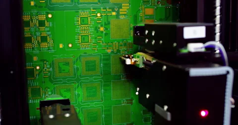 A high-tech robotic testing arm conducting quality Stock Footage 335949909