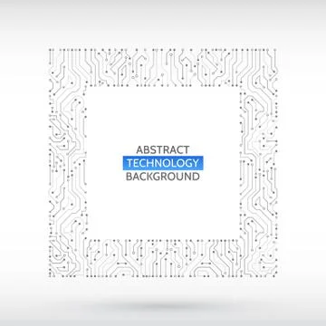 High-tech square technology background texture 스톡 일러스트