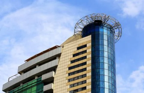 High-tech style building Stock Photos