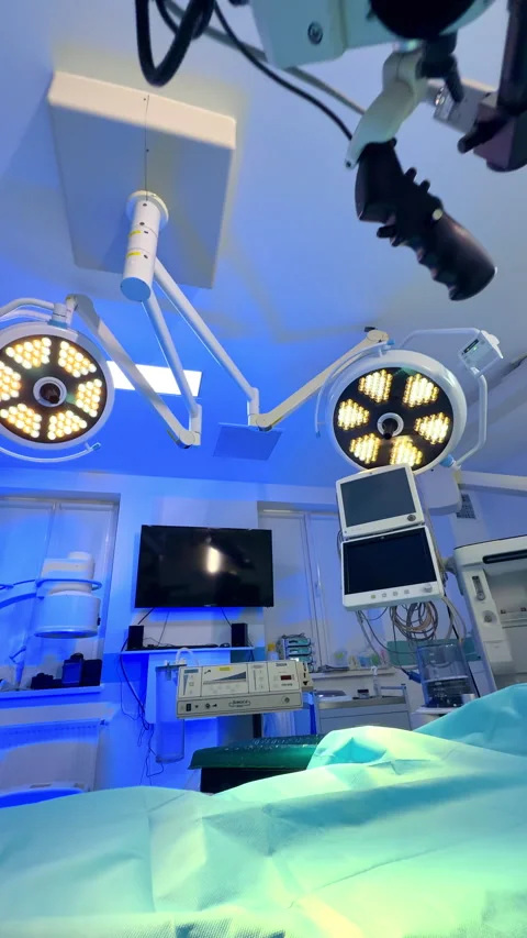 High-tech surgical room setup.  Stock Footage 303851607