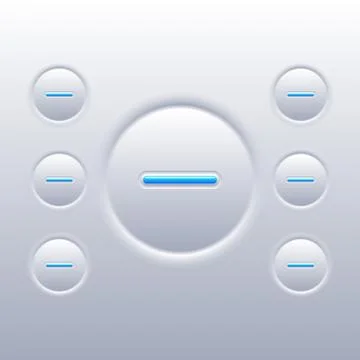 High tech switch button technology background It is a switch button used to.. 스톡 일러스트