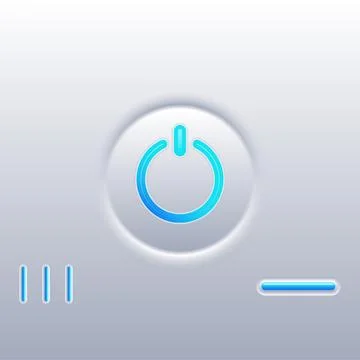 High tech switch button technology background It is a switch button used to.. Stockillustratie