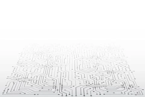 High-tech technology abstract background. Illustrazione stock