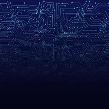 High-tech technology abstract background. Stock Illustration