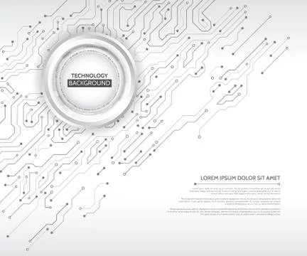High-tech technology background. Stock Illustration