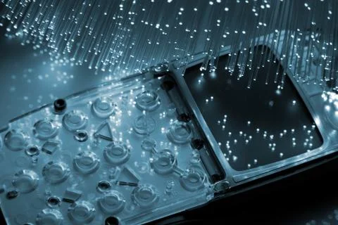 High-tech technology background Foto stock