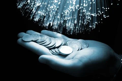 High-tech technology background Foto stock