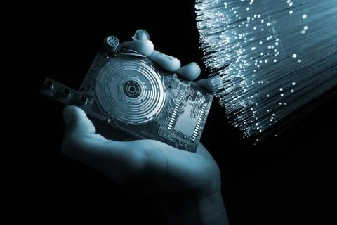 High-tech technology background Foto stock