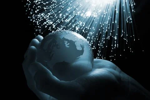 High-tech technology background Foto stock