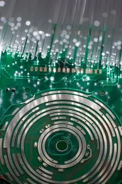 High-tech technology background Foto stock