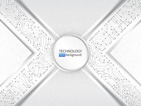 High-tech technology background texture. Illustrazione stock