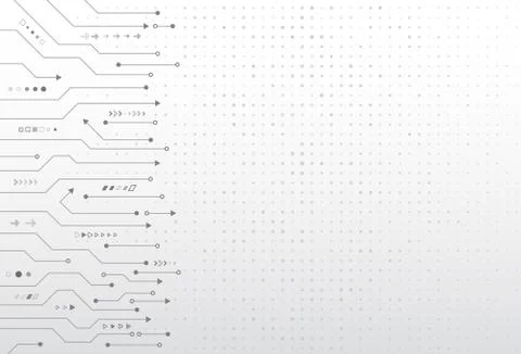 High-tech technology background texture. Illustrazione stock
